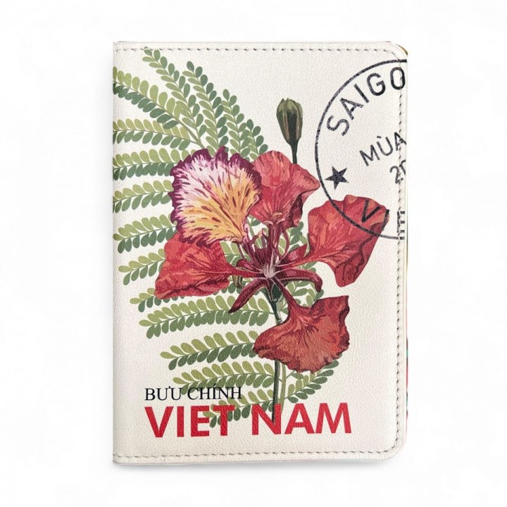 Ví Passport Phượng Multicolor